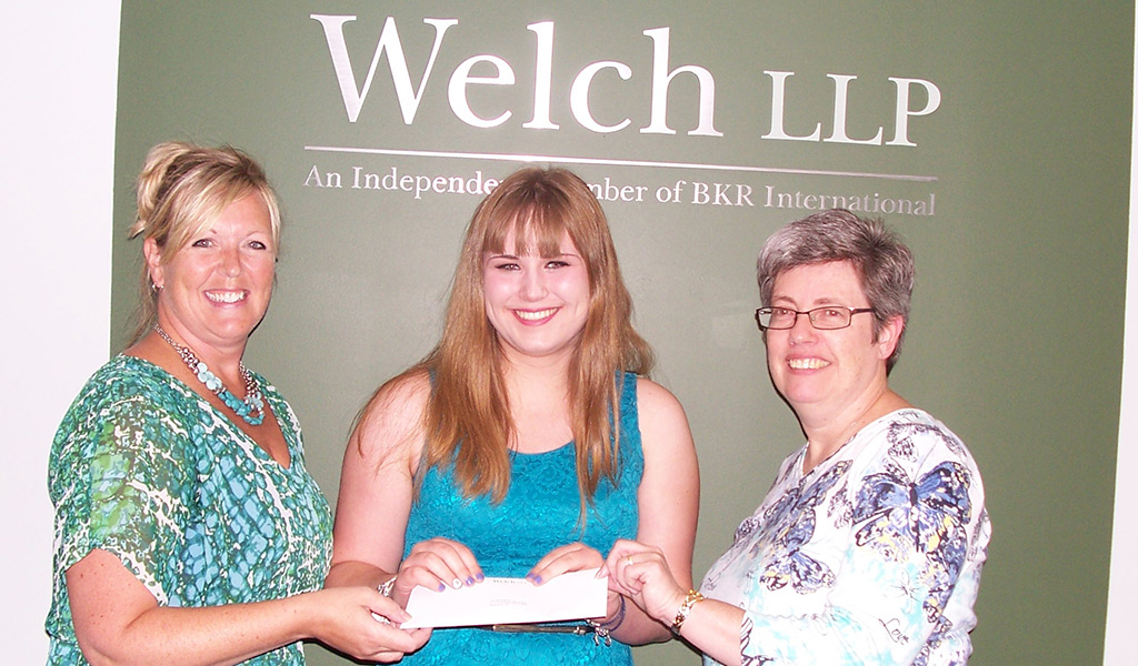 Welch LLP Partners Grant a $2,500 Scholarship