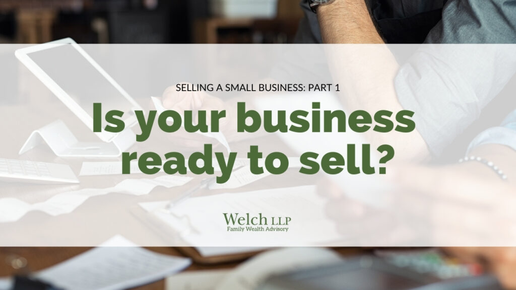 Selling a Small Business: Part 1
Is your business ready to sell?
Click here to read the guide.