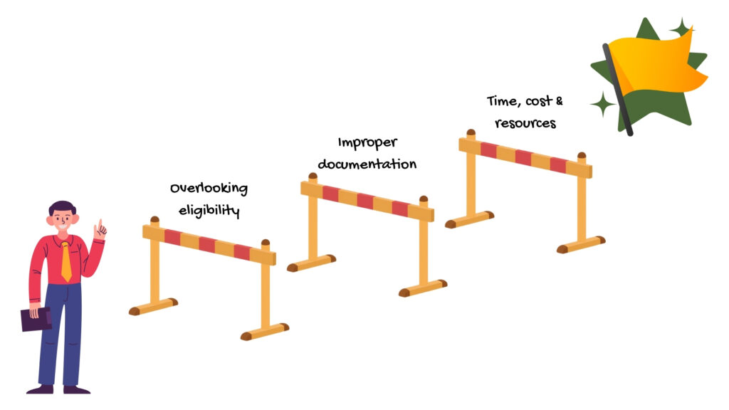 Common Non-Diluting concerns are Overlooking Eligibility, Improper Documentation, and time, cost and resources.